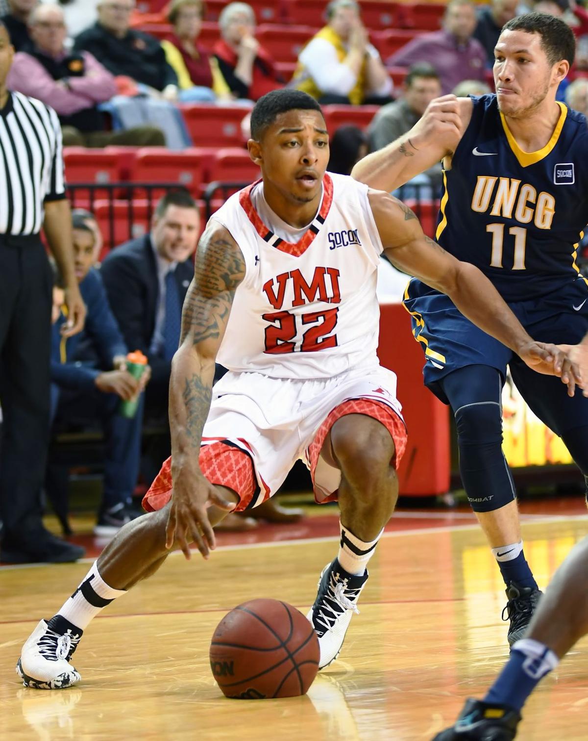 Defensive Struggles Doom Vmi Men S Basketball Against Uncg