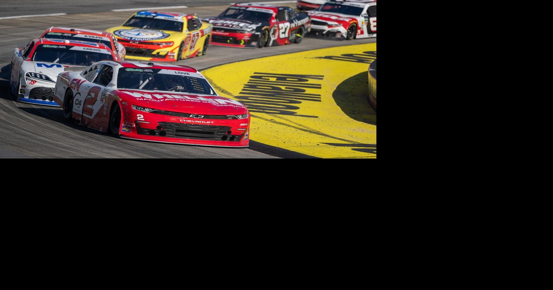 Love looks for first Martinsville win, faces challengers in NASCAR O'Reilly Series Chase race