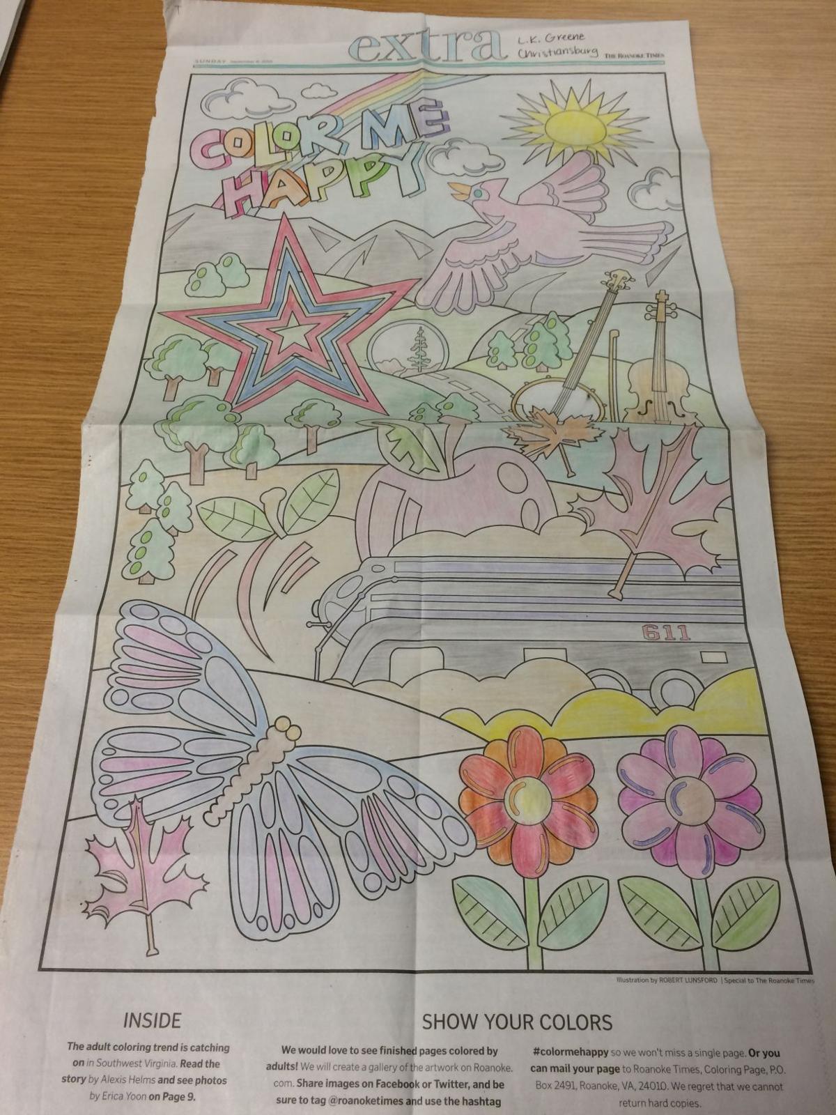 Readers Color Us Happy Gallery Roanoke Com