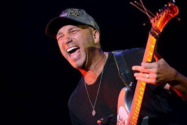 Tom Morello tackled by security during Rage Against the Machine show