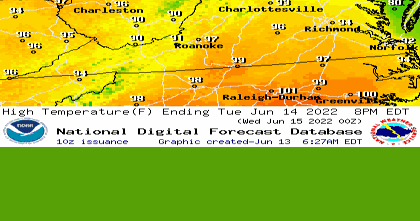 Near-record heat wave on tap for Roanoke area this week, possibly pocked by storms - Vimarsana News