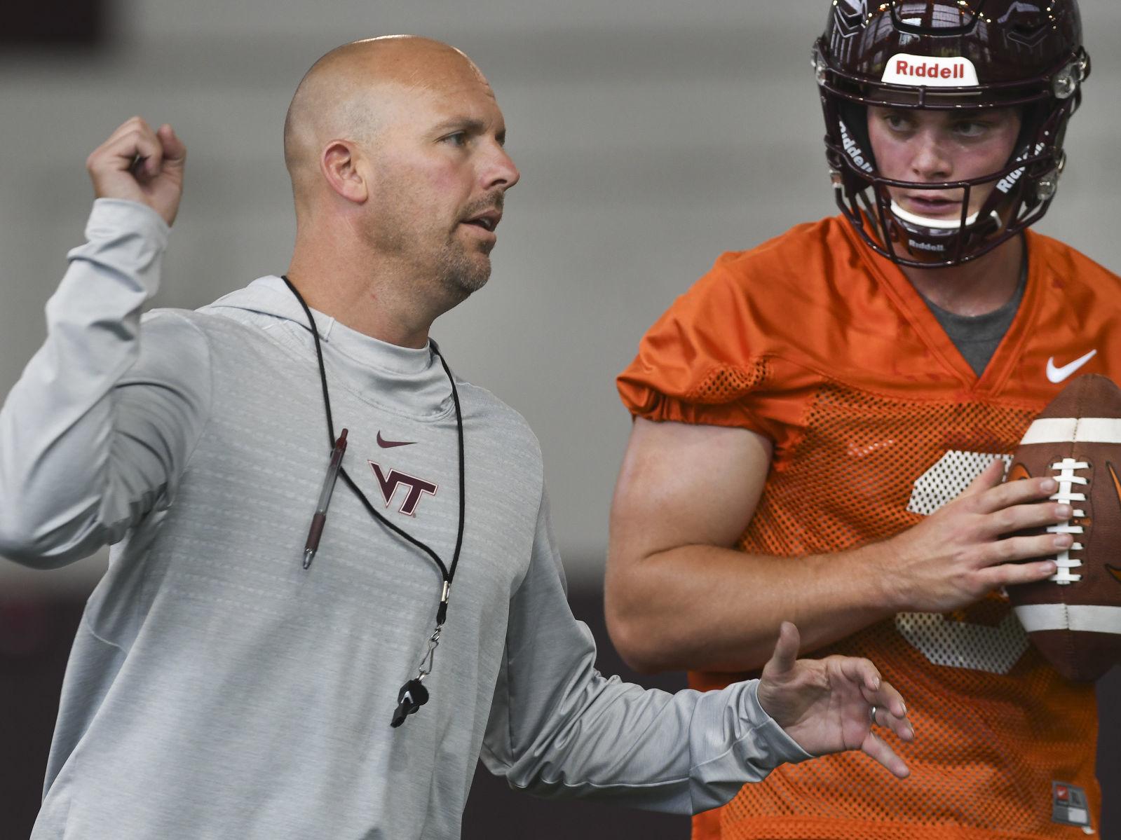 Two Virginia Tech Football Assistant Coaches Working On Previous