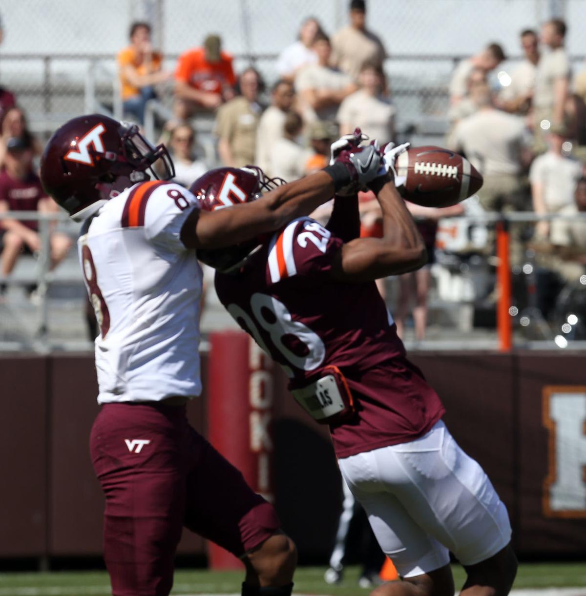Young Virginia Tech DBs get chance to show worth at spring game