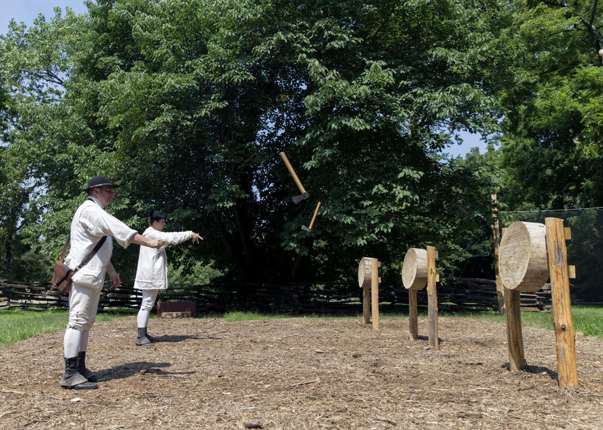 Axthrowing range debuts at Colonial Williamsburg Virginia