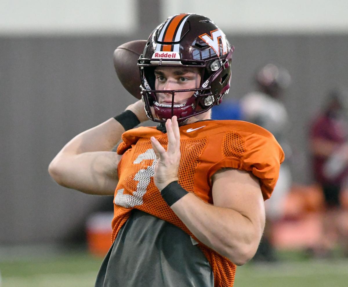 The relentless competitor Virginia Tech quarterback Braxton Burmeister