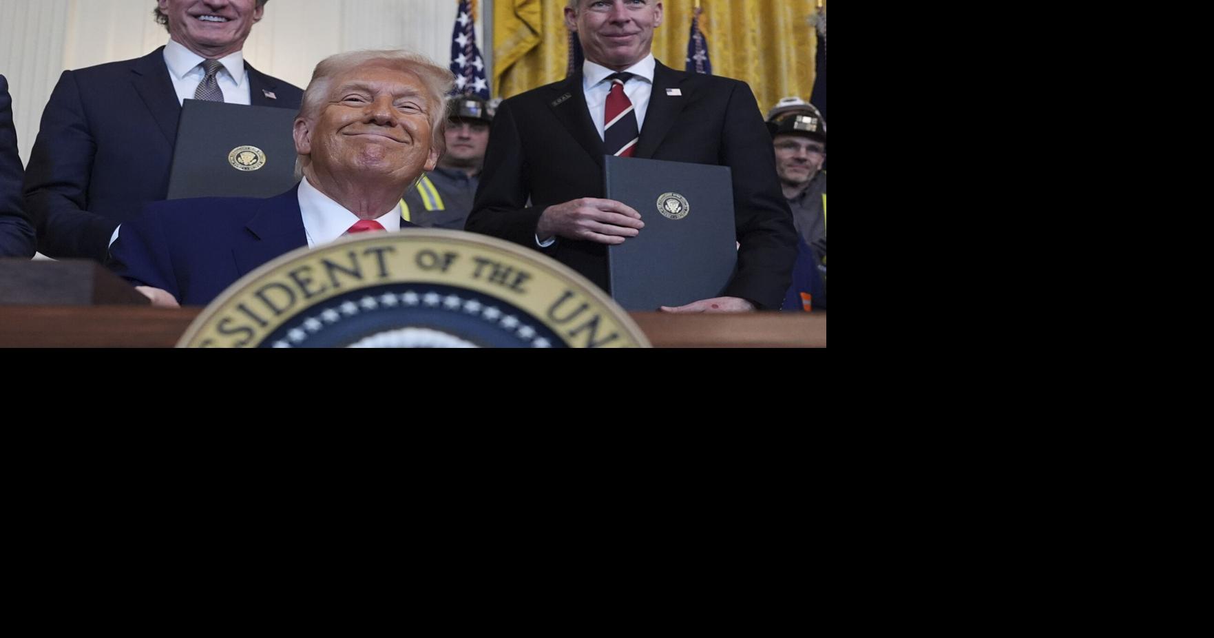 The Latest: Treasury secretary says Trump will keep 10% import tariff, raise import tax on China