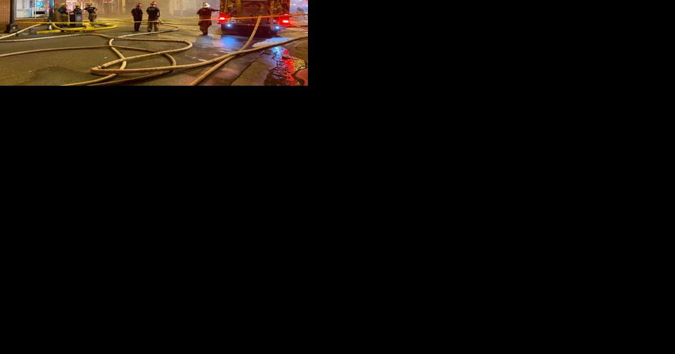 Downtown Vinton fire causes roof collapse, displacement of eight - Vimarsana News