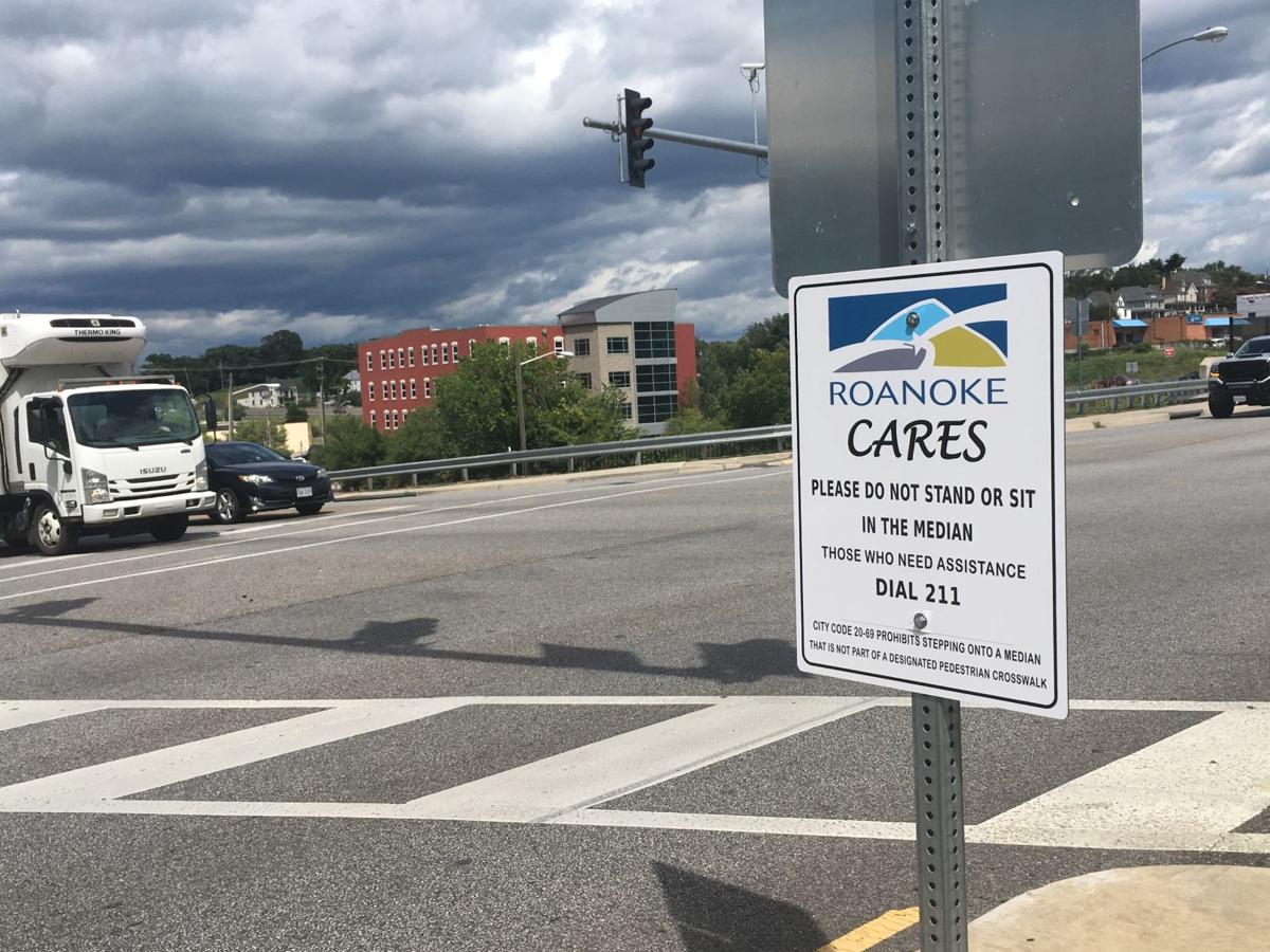 median signs in Roanoke