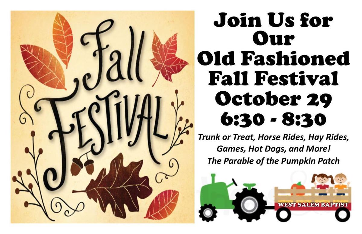 West Salem Baptist to hold Fall Festival on Oct. 29 So Salem