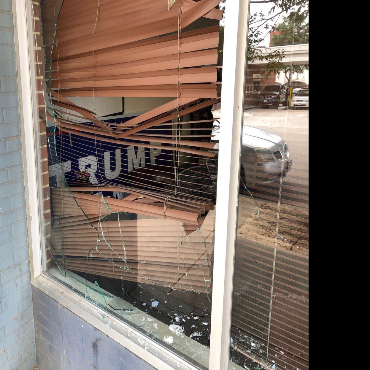 Windows Shattered At Virginia Gop Headquarters In Richmond State And Regional News Roanoke Com
