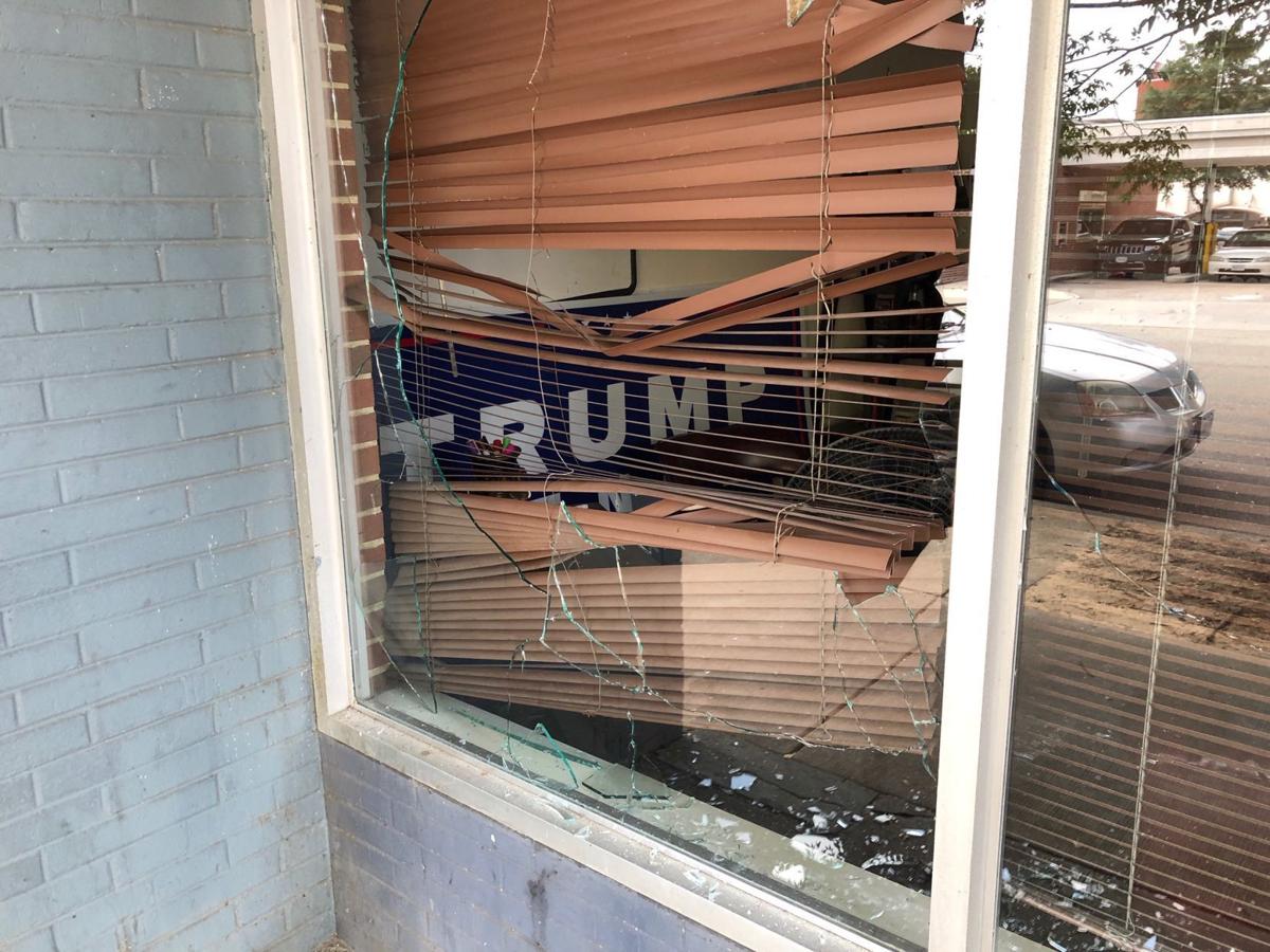 Windows Shattered At Virginia Gop Headquarters In Richmond State And Regional News Roanoke Com