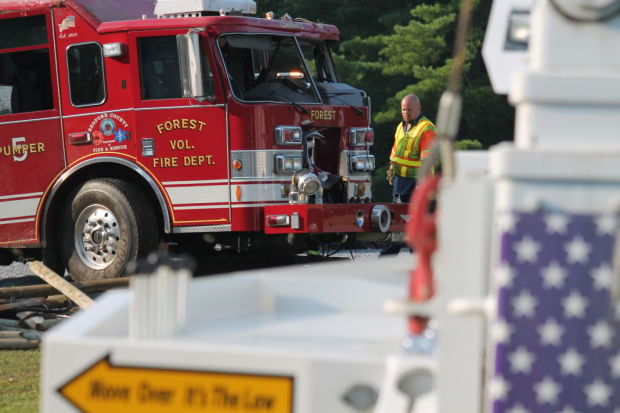 Fire Truck Rollover Sends 6 Volunteers To Hospital