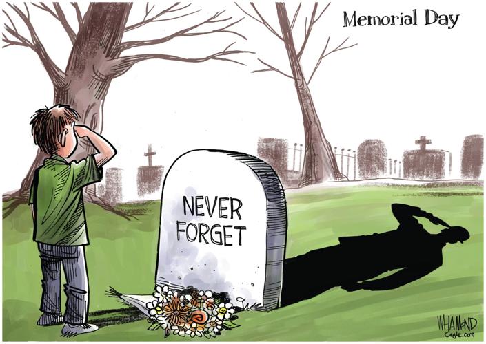 Memorial Day Tribute Cartoon B, May 29, 2022