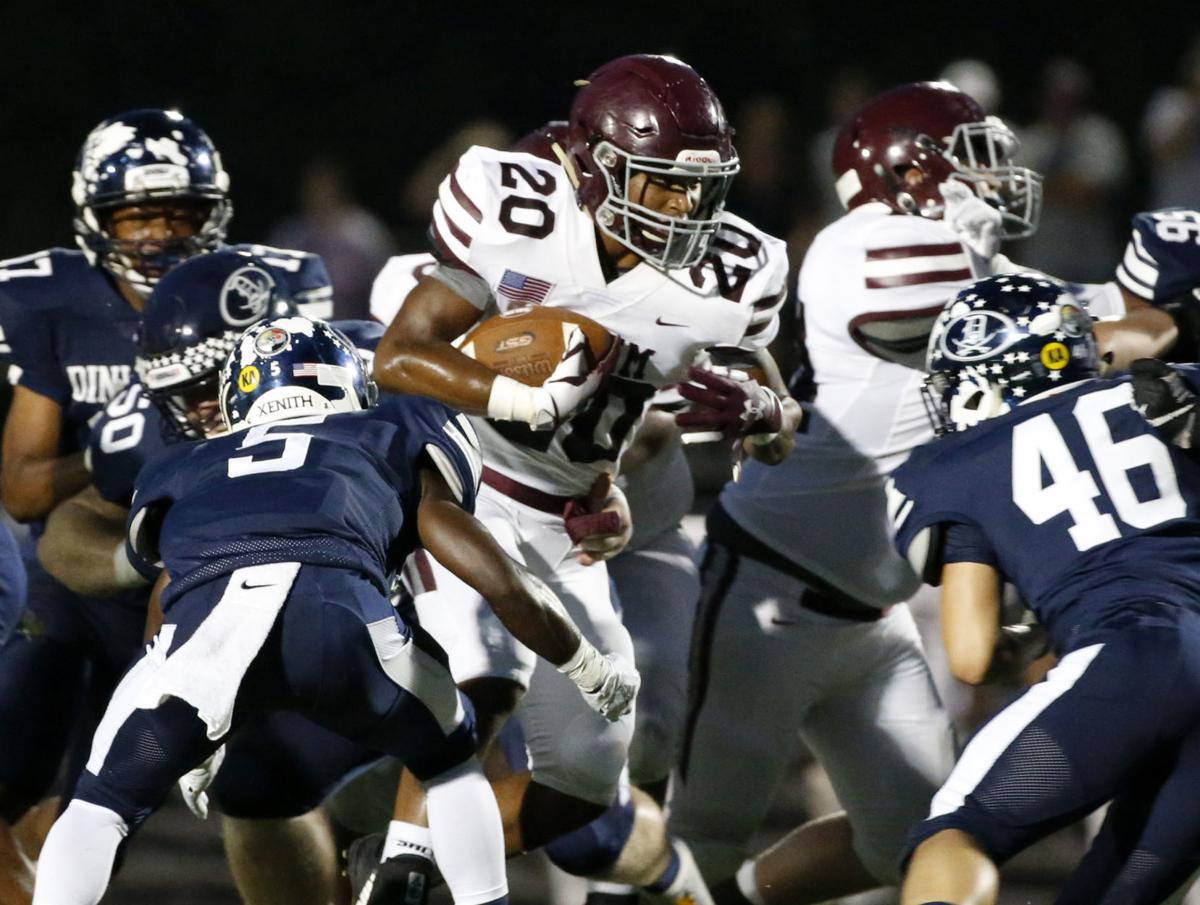 Dinwiddie Intercepts Four Salem Passes Holds Off Spartans High
