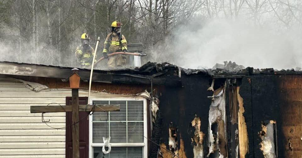 Two adults displaced by Roanoke County house fire