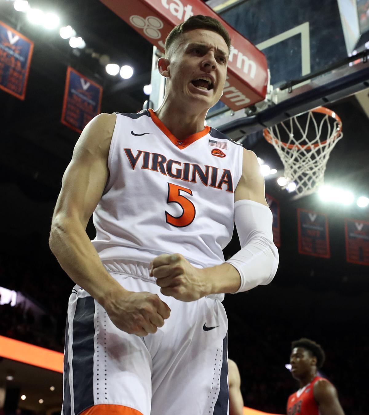 Uva Men S Basketball Four Score In Double Figures As Cavs Smash