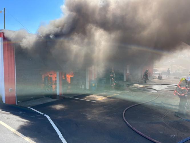 Fire strikes Reeds Automotive on Roanoke's Orange Avenue