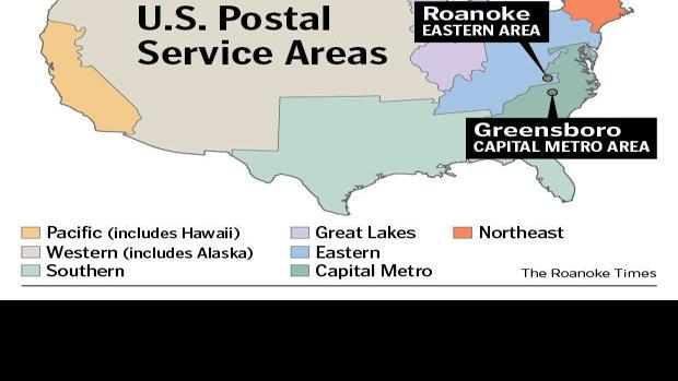 Usps Area And District Map