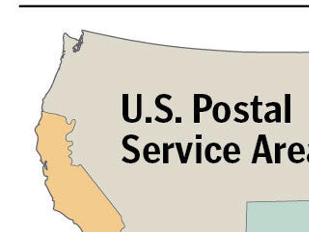 Usps Area And District Map