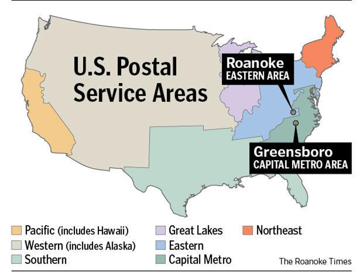 Casey Postal Service Plays Hard To Get On Info Latest Headlines Roanoke Com Usps Area And District Map