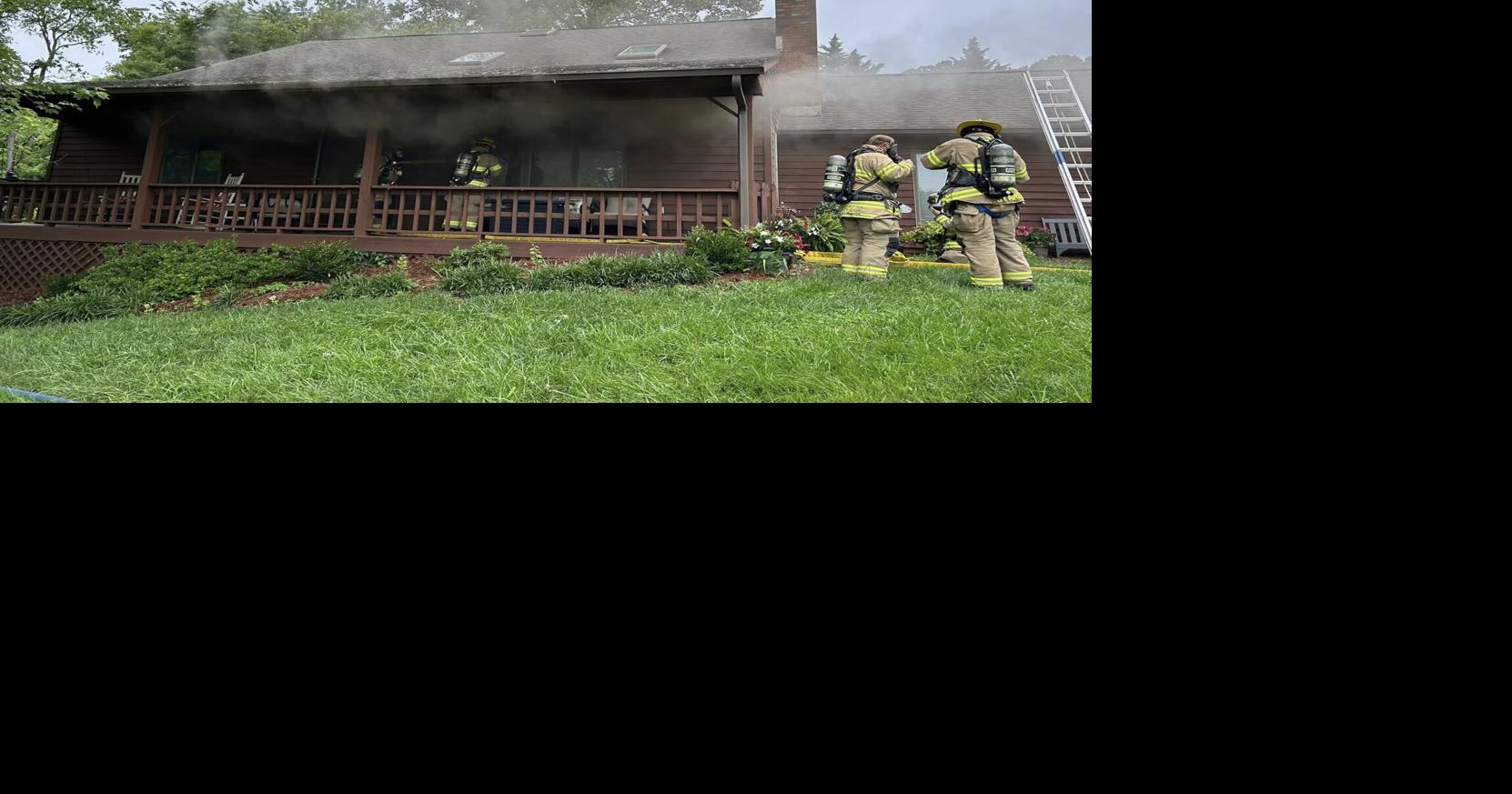 House fire displaces 2 residents of Roanoke County home