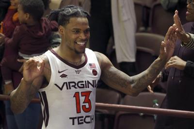 Mcfarling Senior Night Sparkles For Virginia Tech S Ahmed Hill