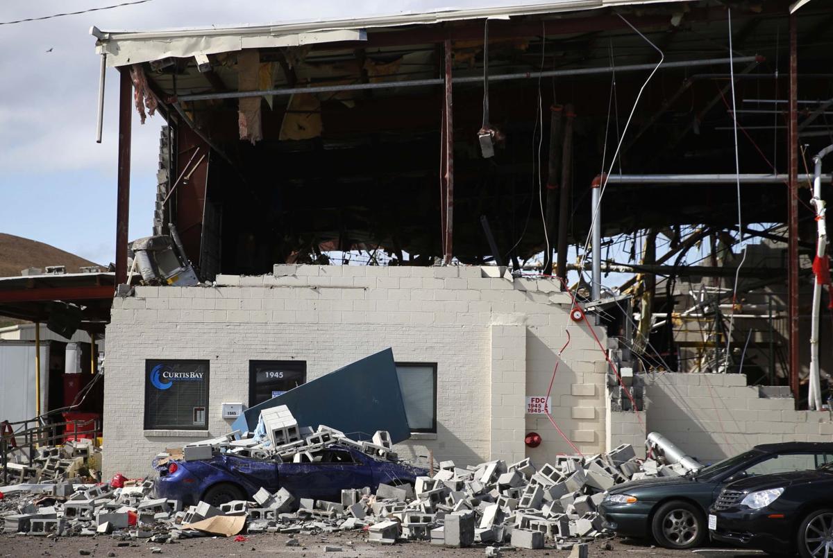 4 injured in apparent explosion, partial building collapse of medical