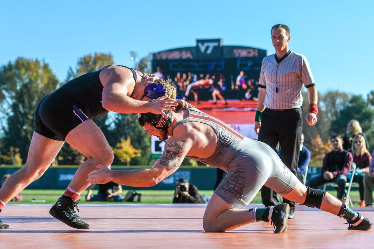 Virginia Tech outdoors wrestling match a 'home run' | Virginia Tech