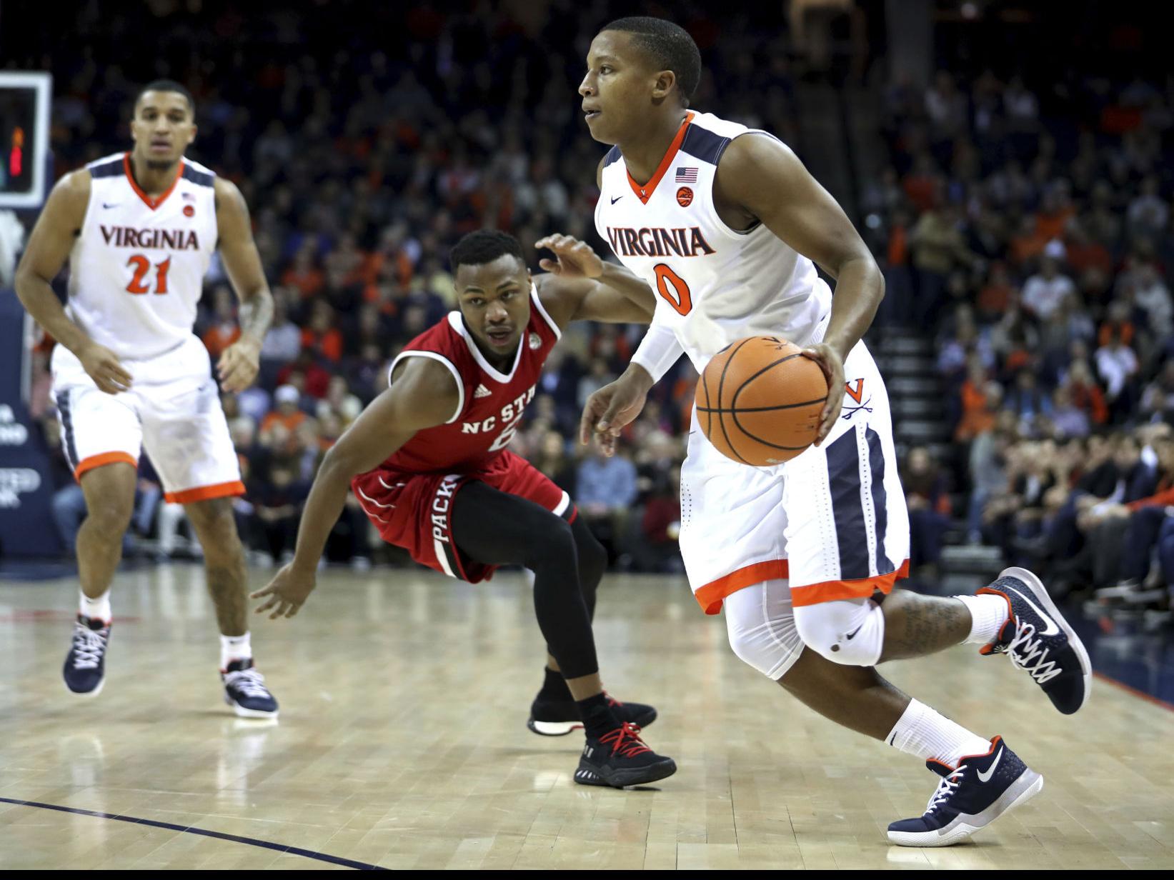 Moving On Up No 3 Uva Tops N C State Looks To Ascend In Poll