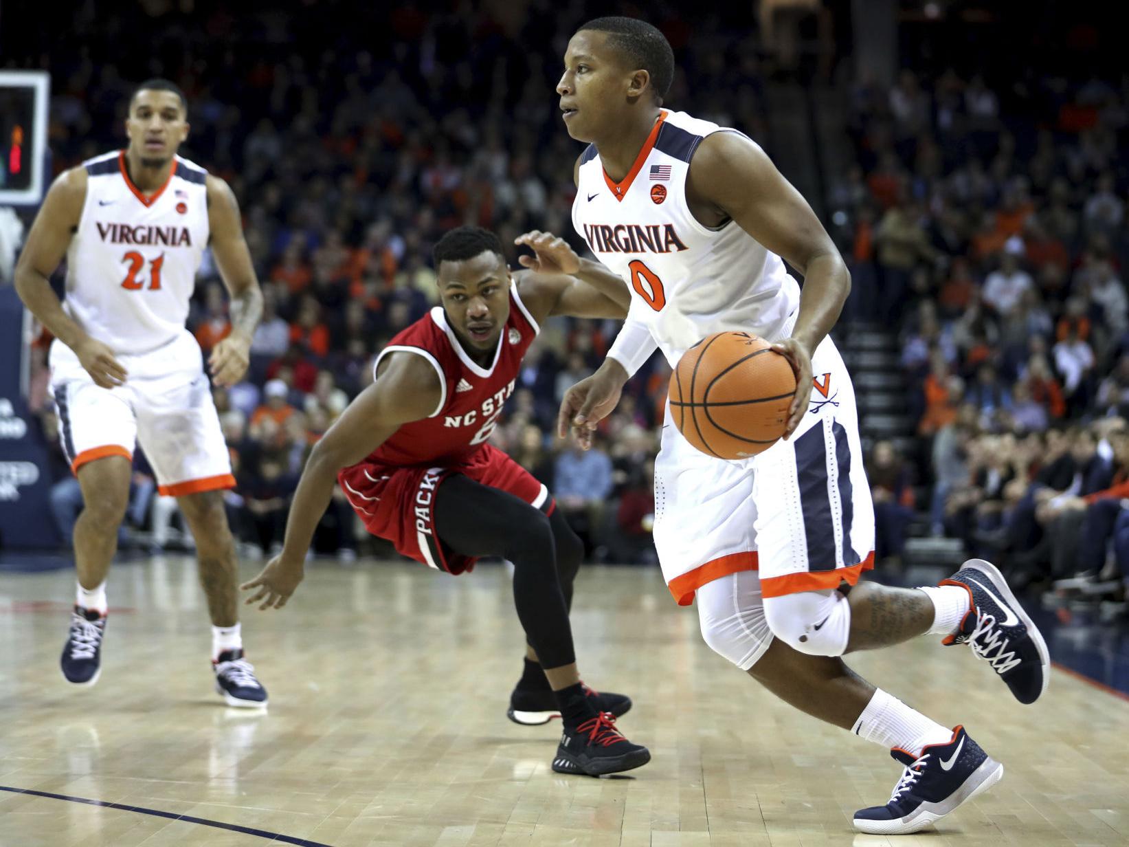 Moving On Up No 3 Uva Tops N C State Looks To Ascend In Poll