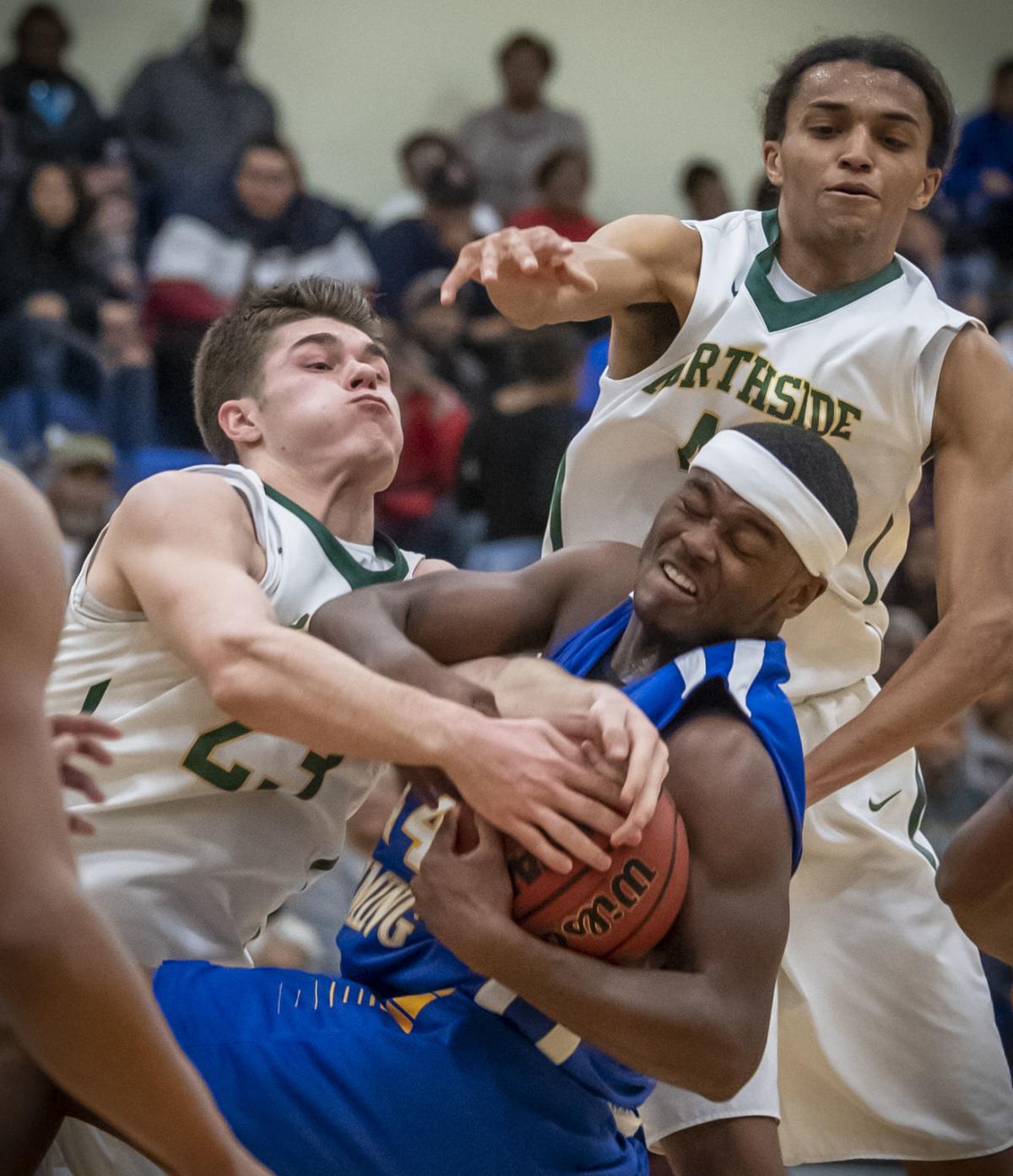 H S Boys Basketball Northside Edges William Fleming In Blue