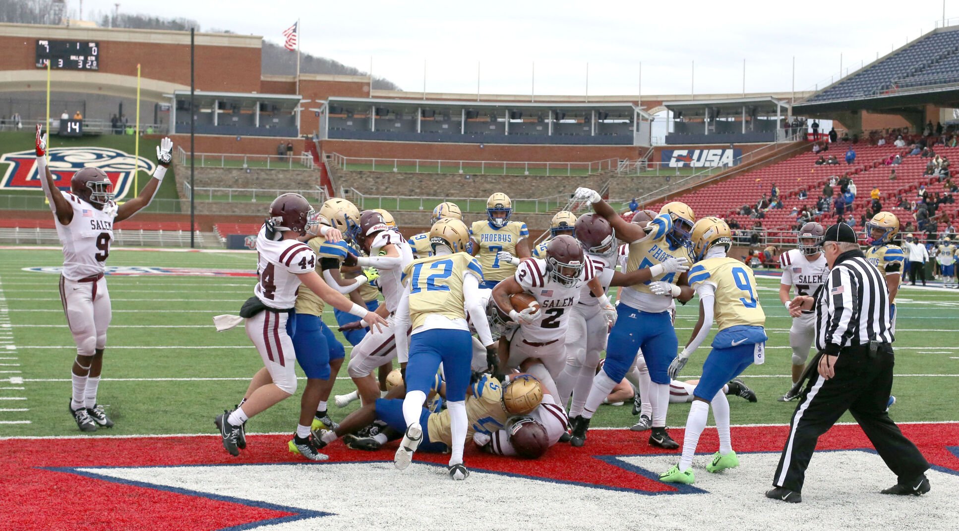 Phoebus Edges Salem To Claim VHSL Class 4 Football Title