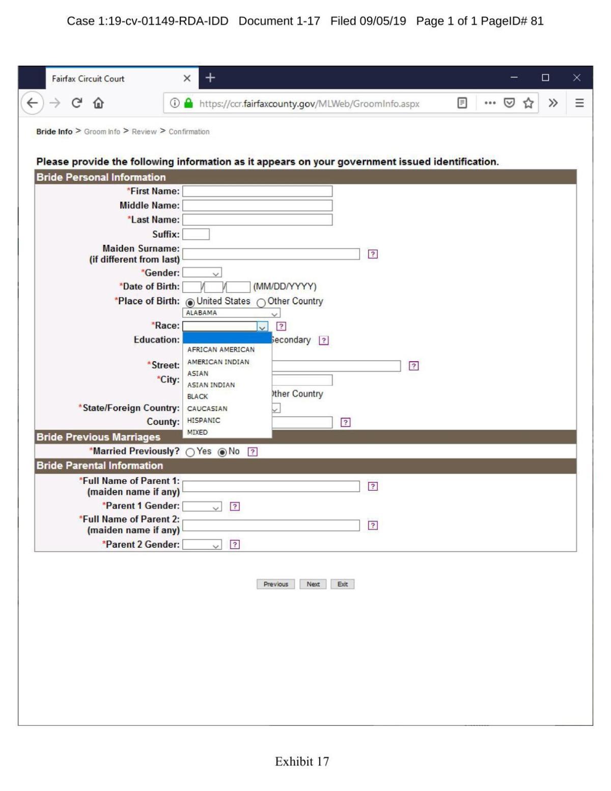 Marriage License Application For Fairfax County Roanoke Com