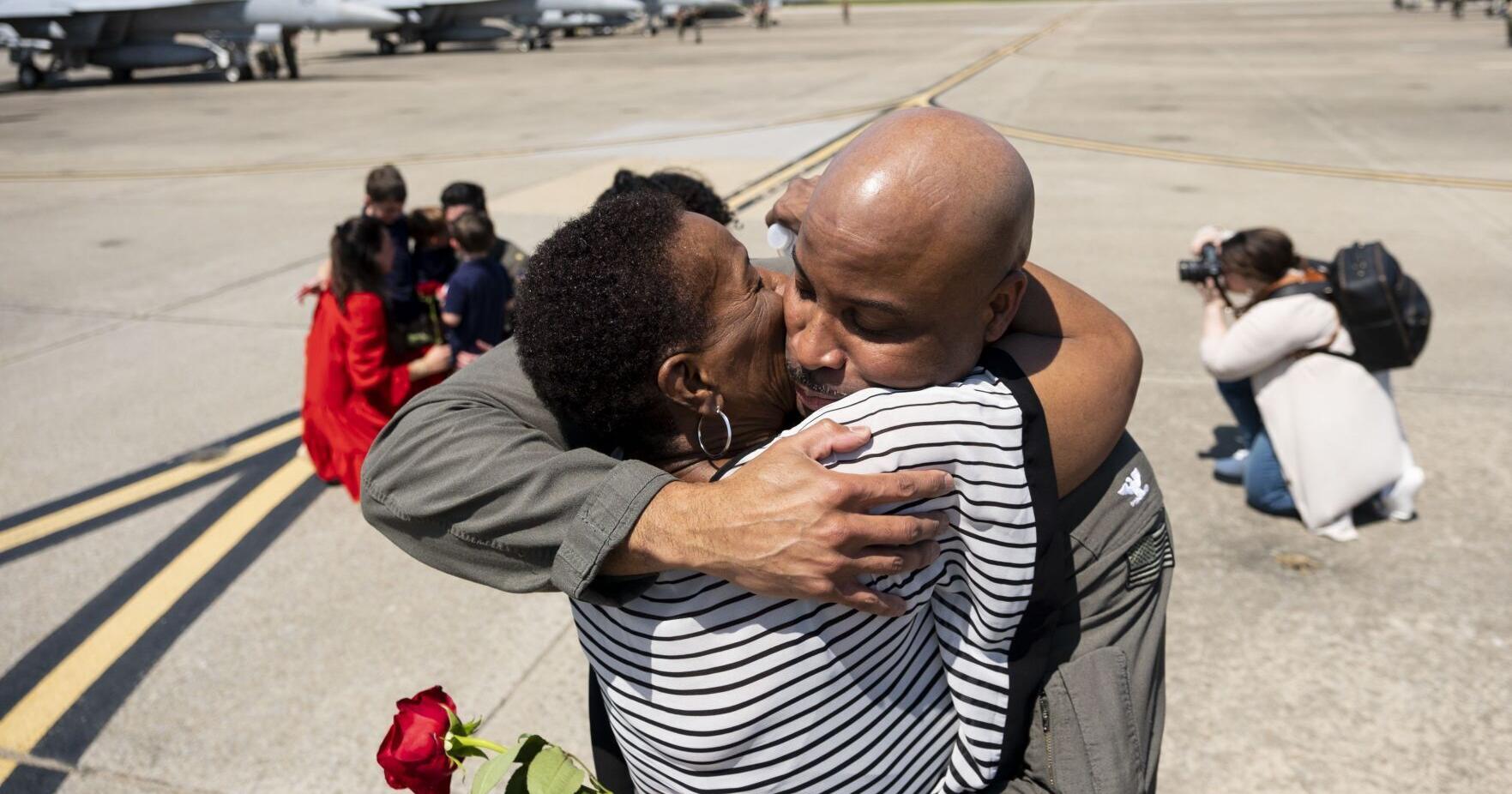 Fighter squadrons return to NAS Oceana after 8-month deployment - Vimarsana News