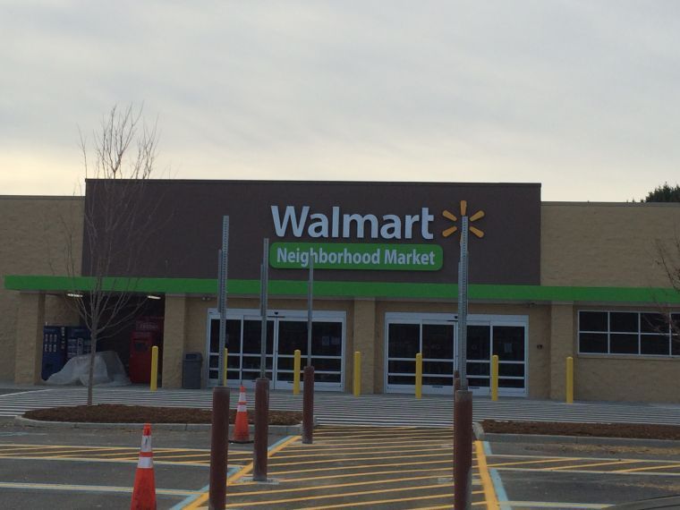 The first of the Walmart Neighborhood Markets opened this morning