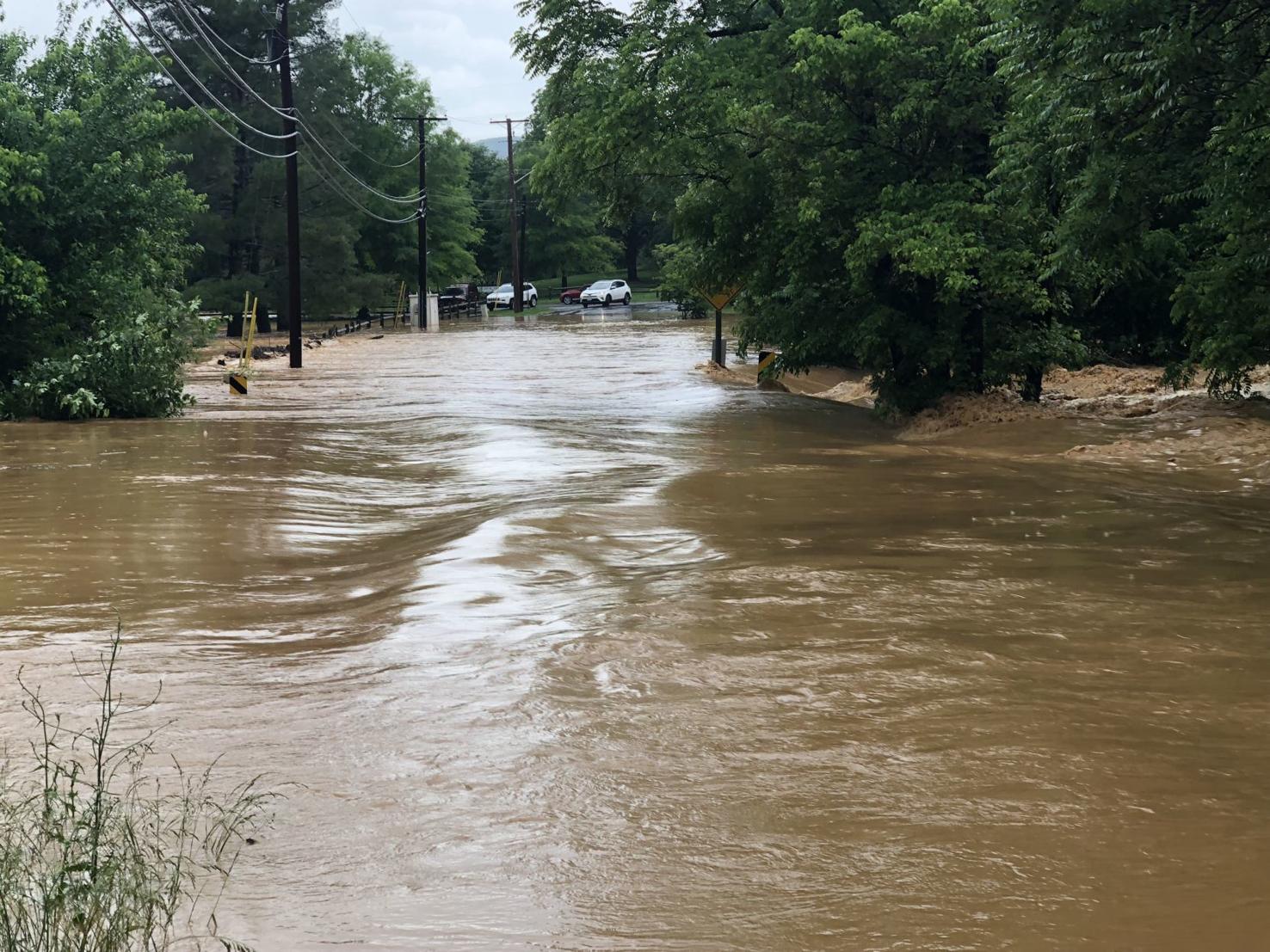 Flooding hits Cave Spring area of Roanoke County