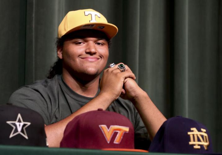 Northside football star Chance Hall picks Tennessee