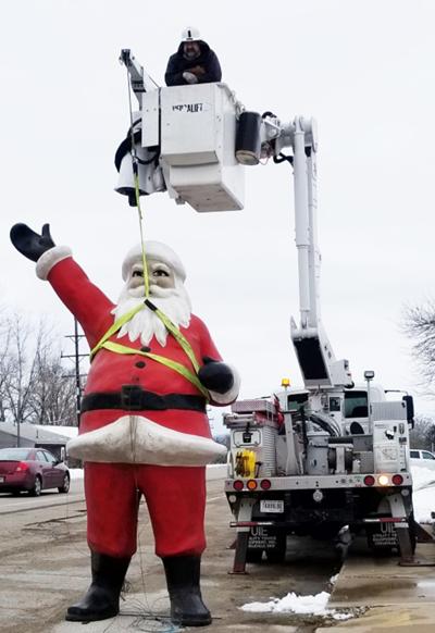 SANTA STAYS HERE