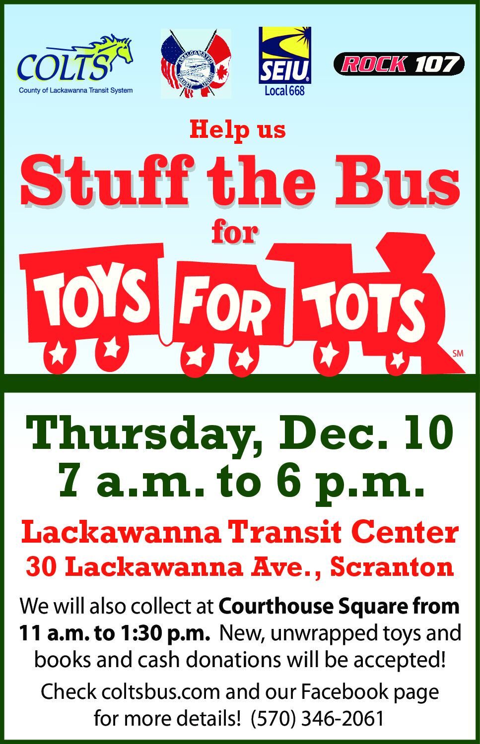 COLTS (County of Lackawanna Transit System) - HELP US MAKE A