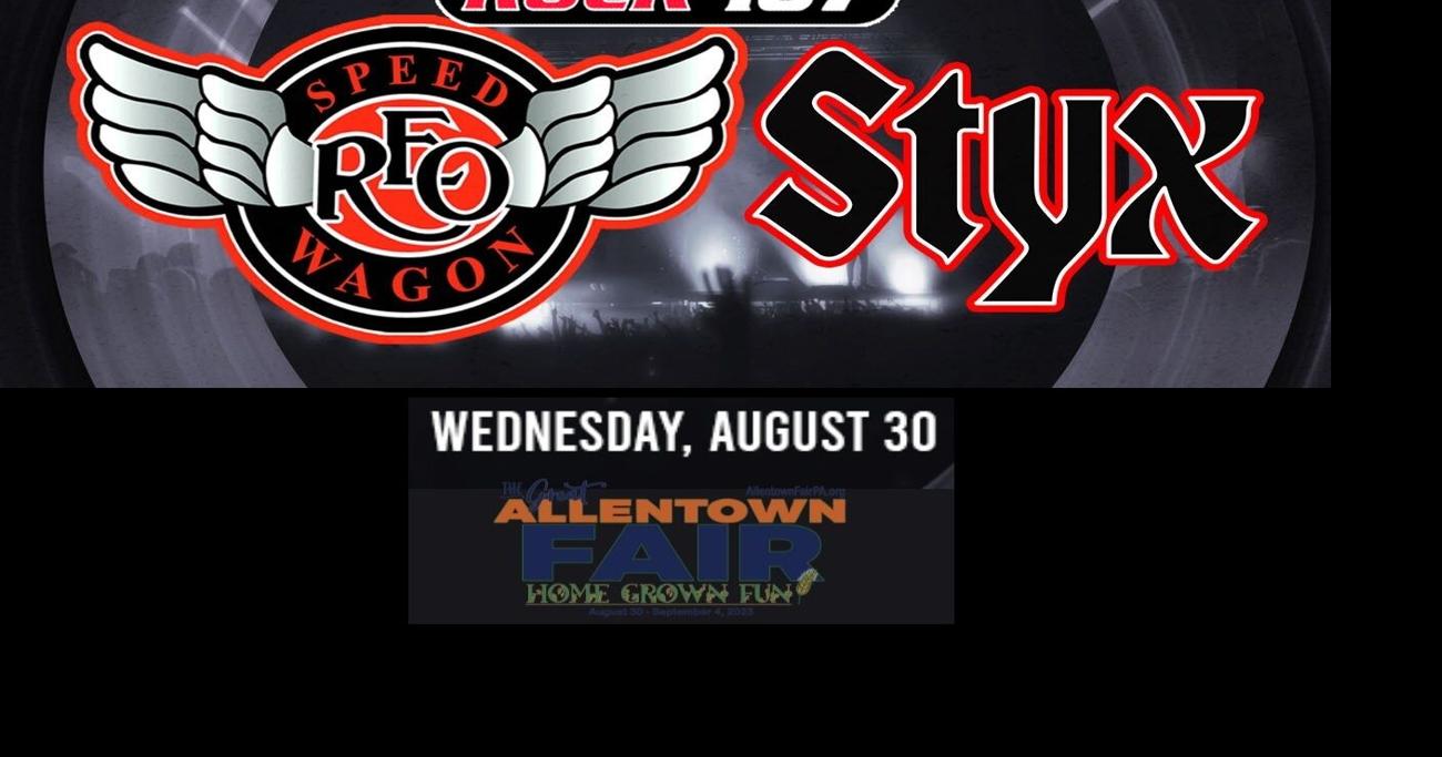 Styx and REO Speedwagon open 2023 The Great Allentown Fair