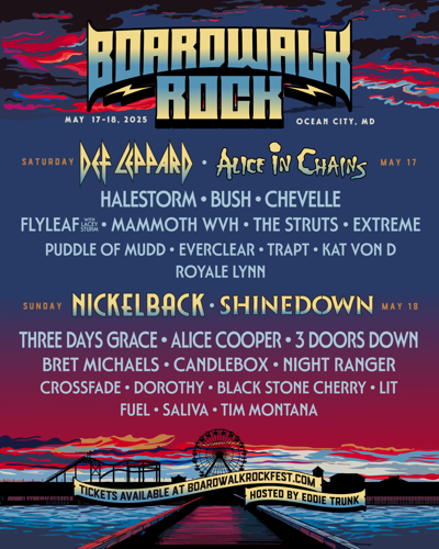DEF LEPPARD, NICKELBACK,, SHINEDOWN TO HEADLINE INAUGURAL