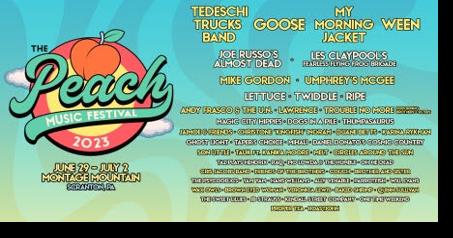 The Peach Music Festival Announces When Headliners Will Perform - Vimarsana News
