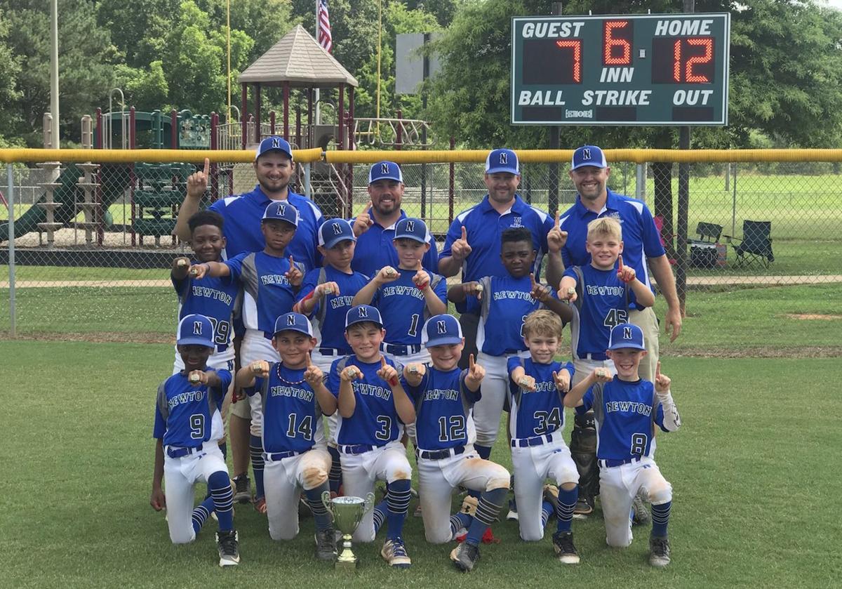 Two Newton County Recreational Department allstar baseball teams