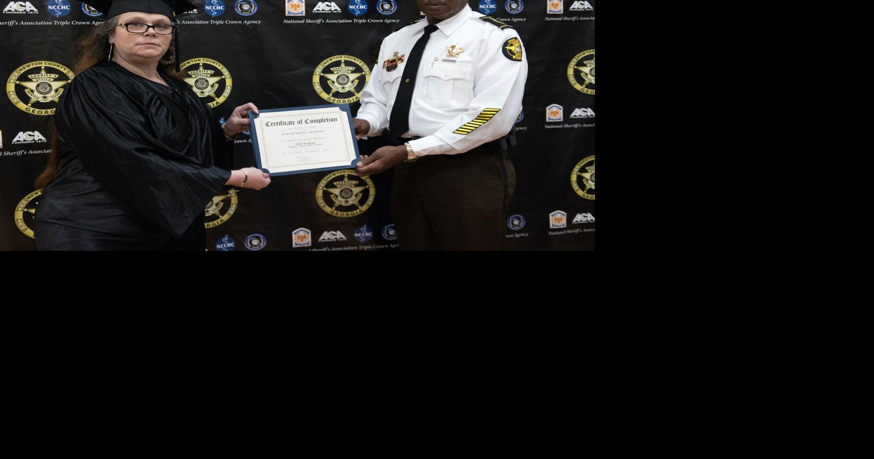 Newton County Sheriff’s Office graduates six inmates from its RSAT