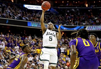 Michigan State Steamrolls Lsu Into Elite Eight Sports