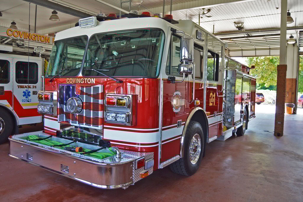 Covington rolls out new hightech fire truck Local News