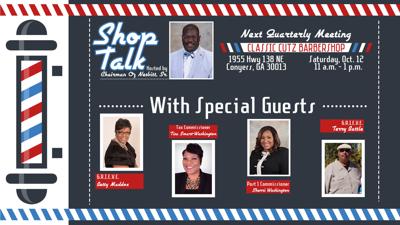 Rockdale County Chair Oz Nesbitt Hosting Last Shop Talk Of