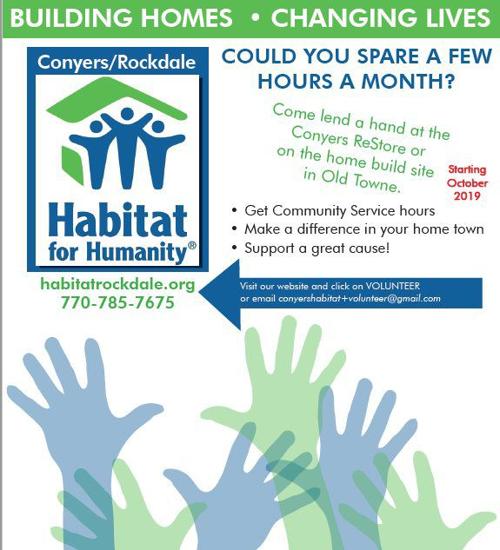 Rockdale Habitat for Humanity volunteer opportunity