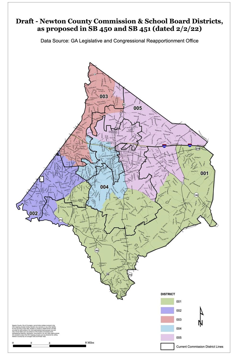 Newton County's new district map approved in House News