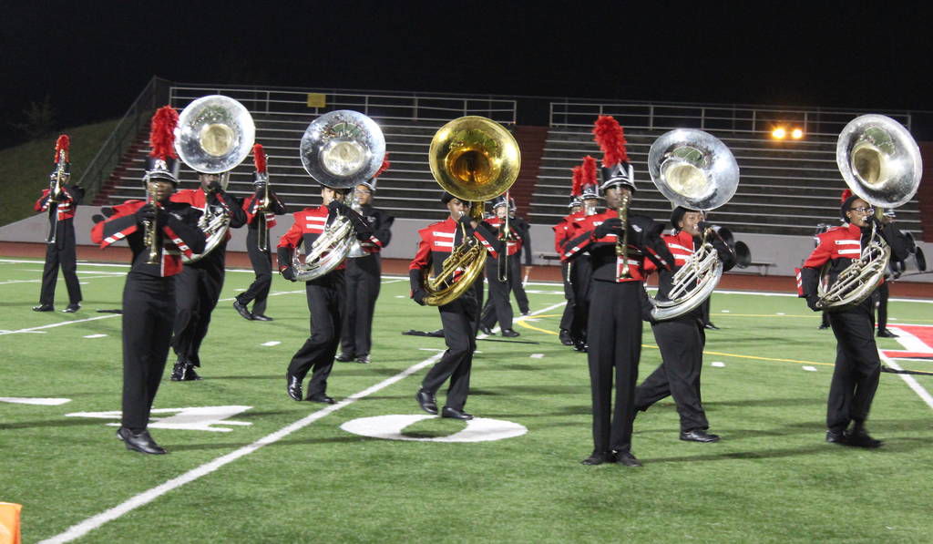 Rockdale high school bands show off talents School